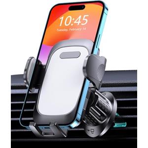 Mohard Porta Cellulare Auto, [Gancio Aggiornato & Stabile] Telefono Auto Bocchetta d'Aria Rotante a 360° Supporto Cellulare, Impugnature Cellulari Set per Interni Automobile per iPhone 16/15/14, 4-7"