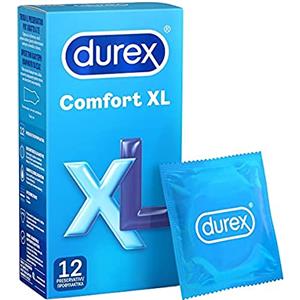 Durex Comfort XL Preservativi Extra Large (57mm), 12 Profilattici