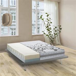 Talamo Italia - Materasso singolo Serafina, Materasso in Memory foam e Waterfoam, 100% Made in Italy, Anti acaro e Anallergico, Cm 80x190h 22