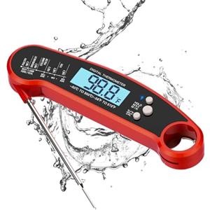 BESROY Termometro Cucina,2-3S Lettura Istantanea Termometro Carne per Cucinare e Grigliare Regali di Natale per Uomini Regali di Natale per Uomini