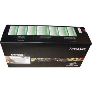 Lexmark Black High Yield Return Program Print Cartridge for C770/C772 cartuccia toner Originale Nero