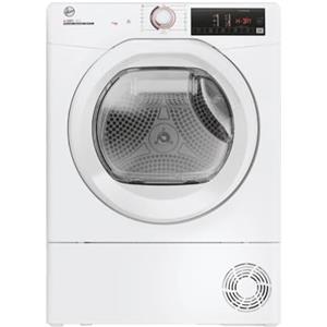 Hoover H-DRY 350 Asciugatrice 7 Kg, Pompa di Calore, Libera Installazione, Classe A++, Certificazione Woolmark, AxLxP 85x60x48, Bianca - HR4 H7A2TE-S