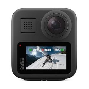 GoPro MAX - Action camera tradizionale impermeabile 360° con touch screen Video HD sferico 5.6K30 Foto 360° da 16.6MP Stabilizzazione streaming live 1080p, Nuovo