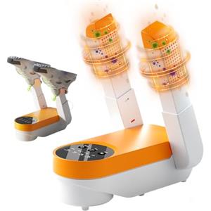 Pengrity Asciuga Scarpe Elettrico, Telescopico Asciuga Scarpe da Sci Elettrico, asciuga scarpe elettrico Igienizzante UV con Timer, per guanti, Calzini, scarponi da sci