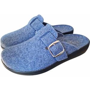GRÜNLAND il benessere è naturale Grunland Ciabatta Eco-Friendly con Fibbia | Roca CI2961 Indaco 37