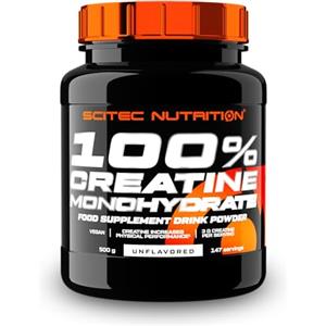 Scitec Nutrition 100% Creatine Monohydrate - Vegan - 3 g per porzione - Incremento delle prestazioni per allenamenti ad alta intensità - 300 g, Uva blu