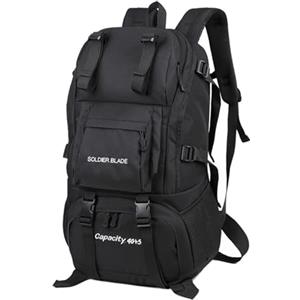 FANDARE Zaino da Escursionismo trekking Zainetti Plurigiornata Arrotolabile per Uomo Donna Zaini Ultraleggero Sacco montagna Borsone Viaggio Zainetto Trekking Campeggio Hiking Backpack Nero