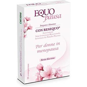 Paladin Pharma Equopausa Complete Integratore alimentare per la menopausa e rilassamento. Controlla le vampate di calore, insonnia e sbalzi d'umore. Formula brevettata. Senza glutine. Soja naturale