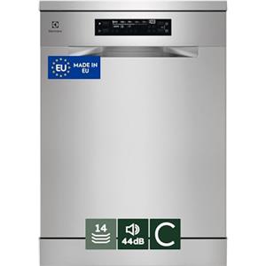 Electrolux Lavastoviglie SatelliteClean ESM48400SX, 60cm, 14 Coperti, Tecnologia AirDry 600 e Inverter, Vassoio Portaposate MaxiFlex, SoftSpike, Funzione ExtraHygiene, Lavaggio Rapido, dB44, Classe C