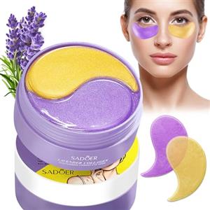 LFENYIGI 60 Patch Occhi per borse e occhiaie, Collagene e Acido Ialuronico Maschera Contorno Occhi Occhiaie,PatcOcchiaie e Borse,Eye Patch Antinvecchiamento, Borse, Rughe