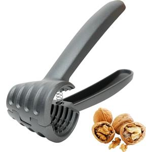 Thiru Schiaccianoci - ideale per noci - cracking senza schiacciamento - Schiaccianoci con e-book con ricette - Made in Germany (Basic antracite)