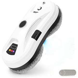 NamYoprce Robot Lavavetri Finestre,Robot Lavavetri, Pulitore intelligente delle Finestre con Spruzzo d'acqua Automatico, 5600PA, Lavacristalli Telecomandato per Finestre,Piastrelle,Porta di vetro