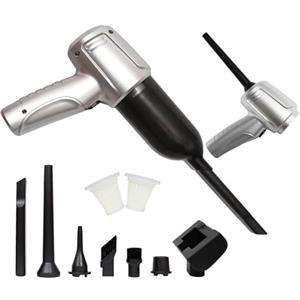 FungSun 18000 Pa Aspirapolvere Auto 3 in 1 Motore Senza Spazzole Aspirabriciole Senza Fili Aspirapolvere Portatile per Auto, Casa, Ufficio, Capelli di Animali