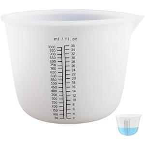 Lansls Tazze in Silicone per Resina, Tazze in Silicone per Resina Epossidica, Misuratori in Silicone, Misurini in Silicone per Resina, Misurini in Silicone, per Colata, Stampi fai da te, Cucina