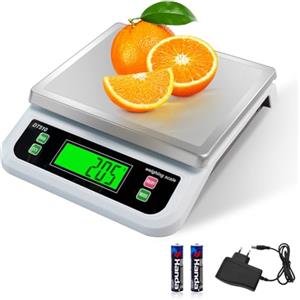 YBVXYV Bilancia da Cucina Professionale 40kg bilancia cucina ad Alta Precisione 1g Bilancia per Alimenti con Display LCD Bilancia Elettronica Funzione Tara Conteggio PCS e 6 Unità