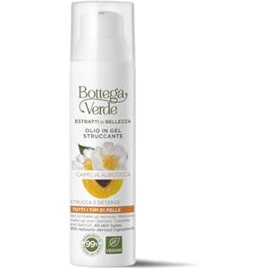 Bottega Verde - Estratti di Bellezza, Olio in Gel Struccante, 75 ml, Strucca e Deterge, con Camelia e Albicocca, per Tutti i Tipi di Pelle