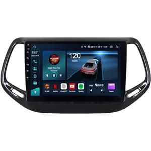 ACAVICA Autoradio Android 14 per Jeep Compass 2017-2020 - 10.1" Touch HD 1280x720 - Wireless CarPlay & Android Auto - GPS, WiFi, 4G LTE, Bluetooth, FM/RDS