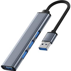 Vinmooog Hub USB Adattatore multipla porta USB 4 in 1 Con 1 porta USB 3.0 e 3 porte USB 2.0 Per i computer portatili Macbook Pro Windows e altri dispositivi portatili