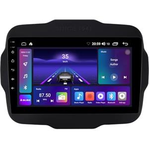 ACAVICA Autoradio Android 14 per Jeep Renegade 2014-2019 - Wireless CarPlay/Android Auto, DSP HiFi, Bluetooth 5.0, GPS, 9" Touch Screen HD, 2+64GB, WiFi, Controllo Volante, USB Doppia