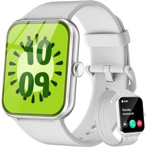 Baolubao Smartwatch Uomo Donna, Orologio Fitness con Chiamate ,100 Modalità Sportive, 1.85" Smart Watch Monitor del SpO2/Sonno, 24H Cardiofrequenzimetro da Polso Fitness Tracker per iOS Android Smartphone