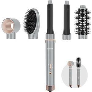 PARWIN PRO BEAUTY MaxAIR Styler 5 IN 1, PARWIN PRO BEAUTY Set di Spazzola Asciugacapelli, modellante ad aria per capelli ricci, volumizzante, lisciante, con cura ionica