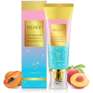 Generico Dentifricio Alla Niacinamide, Sbiancante, Rimuove Le Macchie Dai Denti, Inibisce La Pigmentazione, Alito Fresco, Pulizia Profonda E Delicata, Può Essere Utilizzato Per Denti Sensibili 100 G