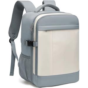 Xkdoai Zaino per Ryanair 40x20x25 da Viaggio Aereo Bagaglio a Mano Borsone da Cabina Borsa da Viaggio Impermeabile 14 Pollici Porta PC con Antifurto 20L