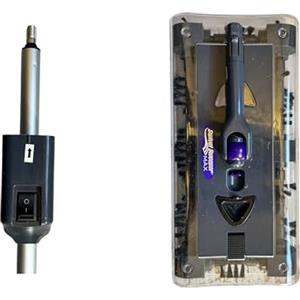 AntDau71® Kit Ricambi Scopa Elettrica Rotante Senza Fili Swivel Sweeper Max CW682 - Caricabatteria, Batteria, Interruttore, Motore con Spazzole e Bastone (Interruttore + Motore)