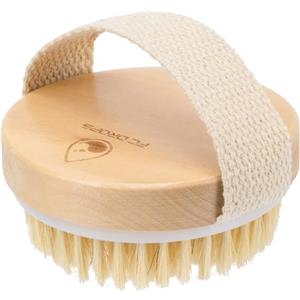 FC DROPS - Spazzola Corpo a Secco Setole Naturali per uno Scrub Corpo Peli Incarniti e un Attivatore del Microcircolo - Spazzola Esfoliante Corpo Anticellulite per Massaggio