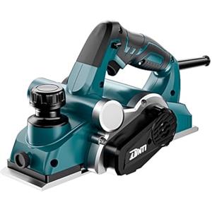 DNTI pialla elettrica per legno Tensione pialla per legno elettrica 220-240V Potenza 850 W Giri Min. 17000 Largh Pialla 82 Mm Profondità Asportazione 2 Mm per la Lavorazione del Legno Rifilatura 58218