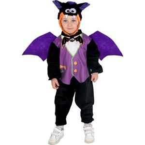 Ciao- Pipistrellino costume travestimento tutina baby (Taglia 6-12 mesi) con cuffietta