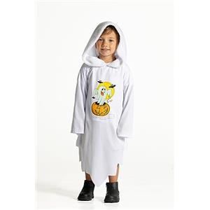 Ciao- Fantasmino costume travestimento tunica unisex bambino (Taglia 3-4 anni) con cappuccio