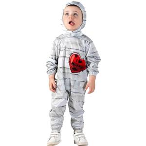 Ciao- Piccola Mummia Costume Travestimento Tutina Baby con cuffietta, Colore Mummietta, 2-3 Anni, 14392.2-3