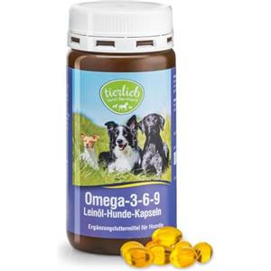 SANCT BERNHARD tierlieb Omega-3-6-9-Leinöl-Hunde-Kapseln