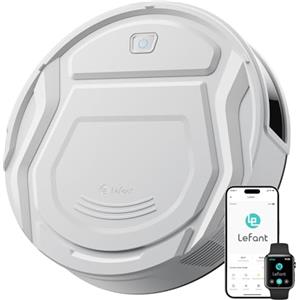 Lefant M210 Pro+ Aspirapolvere Robot, 4000Pa, 200min, evitare ostacoli PSD 190°, WiFi/App/Alexa, Sottile Silenzioso, ideale per peli di animali pavimenti duri