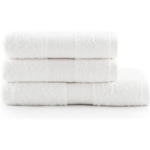 Jalla, Set Asciugamani Bagno, 1+1, 100% Cotone, 430gsm, 50x100 cm, Bianco