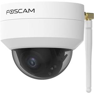 FOSCAM D4Z PTZ Dome Telecamera di sorveglianza, bianco