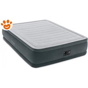 Intex Airbed Materasso Matrimoniale Dura-Beam Comfort-Plush Elevated (152x203x46cm) Art. 64414 - Matrimoniale (152x203x46cm)