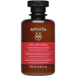 Apivita Shampoo Color Protect 250ml - Protezione Colore con Girasole e Miele, Deterge Delicatamente e Mantiene la Luminosità