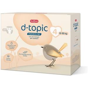 Buona D-Topic - Pannolino Taglia 4 8-18 Kg, 20 pannolini