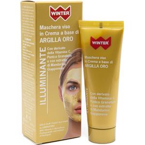 GDP SRL - Maschera Viso Argilla Oro Illuminante 50ml con Vitamina C e Estratti Naturali