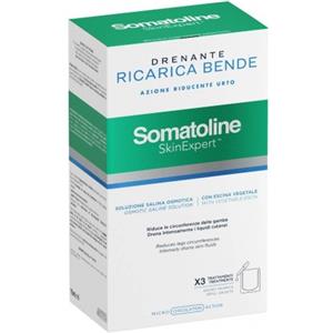 Somatoline Cosmetic Somatoline Skin Expert Drenante Ricarica Bende Azione Riducente Urto Ricarica Bende 3 Trattamenti 6 Sacchetti