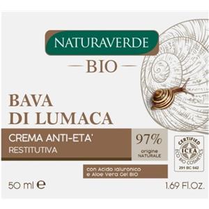 Naturaverde Crema Anti-età Restitutiva Con Bava Di Lumaca Pura 50ml