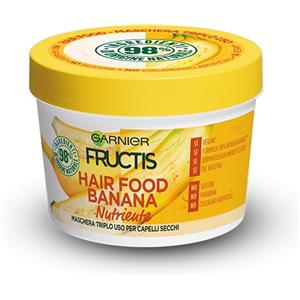 Fructis Garnier Fructis Hair Food Banana Nutriente Maschera Triplo Uso Per Capelli Secchi 390ml