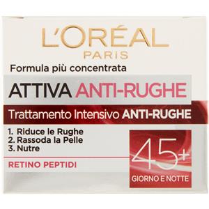 L'oréal Paris Attiva Anti-rughe 45+ Trattamento Intensivo Giorno E Notte 50ml