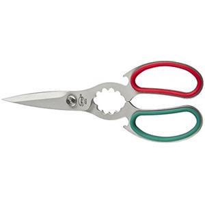 Sanelli Premana Professional Forbice da Cucina in Acciaio Inossidabile 21 cm con Manico Ergonomico e Anelli Soft Touch