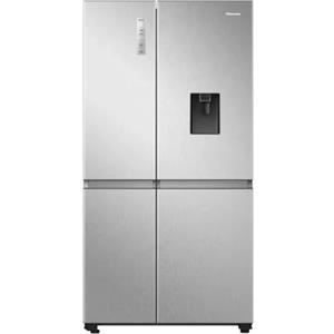 Hisense Frigorifero Americano Side by Side Capacità 649 Litri Classe energetica E Raffreddamento No Frost colore Acciaio Inox - MS91668DIE