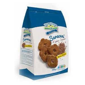 Happy Farm Biscotti Saraceni 300g - Senza olio di palma, con farina di grano saraceno