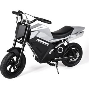 Genérico APTUM ADV250 Moto Elettrica per Bambini 8-10 Anni | Motocicletta elettrica con Motore 250/350W, 3 Velocità 8/13/16 km/h, Autonomia 15 km, Pneumatici 12,5", Suoni Reali ed Effetto Nebbia