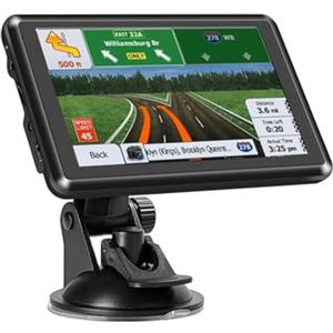 SPORTARC Navigatore GPS da 12,7 cm, 8 GB + 128 MB con navigazione per auto, camion, navigatore GPS da 5 pollici con memoria da 8 GB e navigazione per camion (europeo)